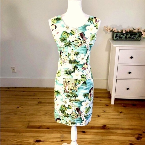 VTG Shannon Marie,Hawaiian Made,Soft Tropical Oasis, Muted Island Hues,Idyllic! - Picture 2 of 12